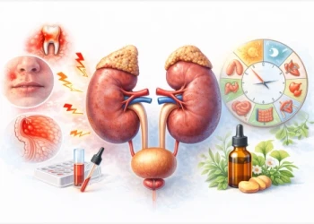 Niere, Blase und Prostata -  die Fernwirkung von Störherden und der Einfluss der Organuhr